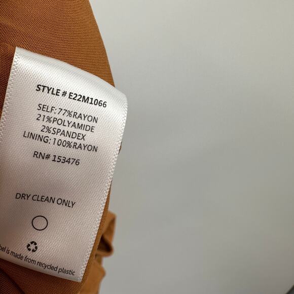 EVEREVE Shane Burnt Orange Tie Waist Cotton Short // M - Picture 11 of 12